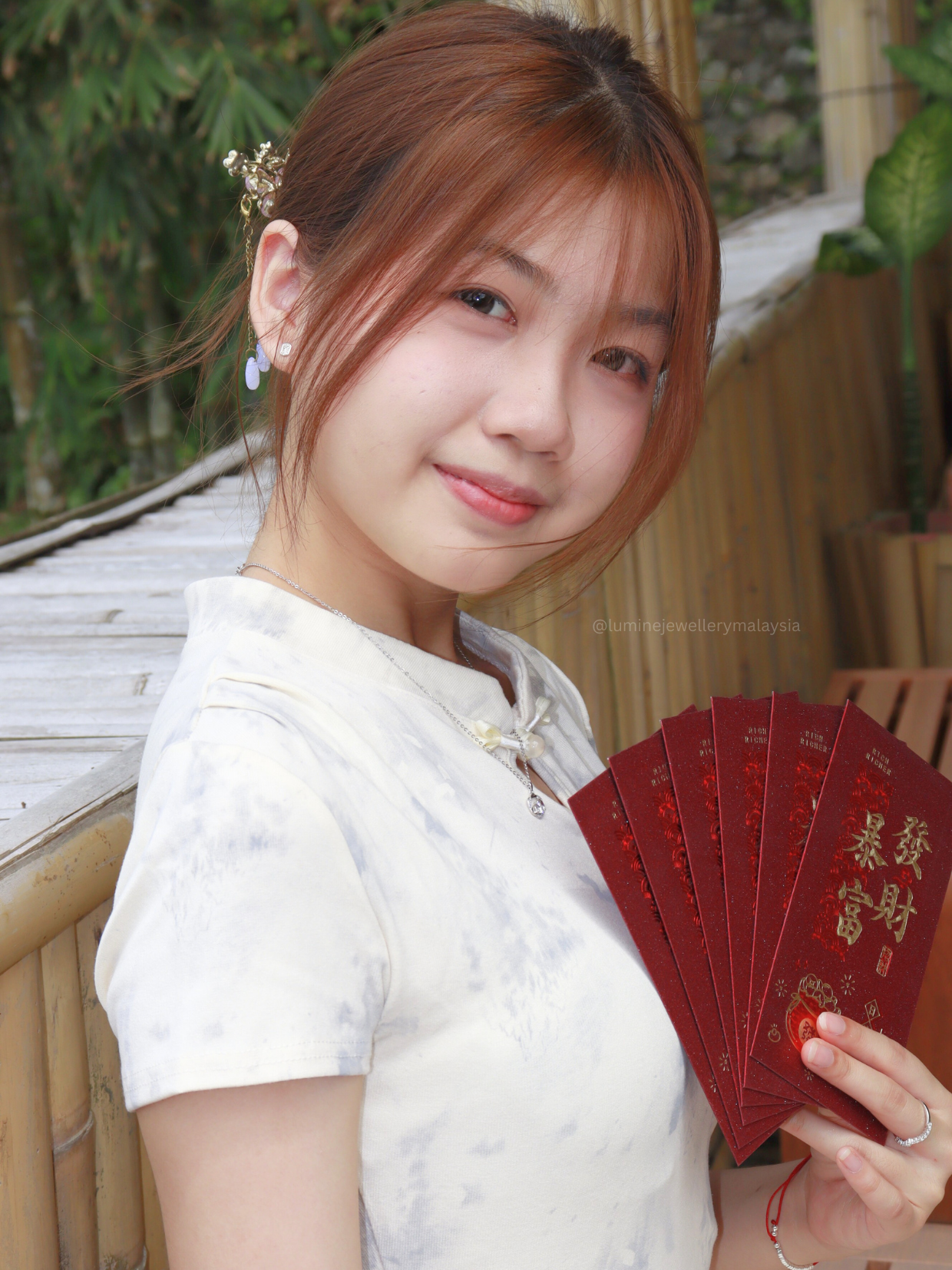 Prosperity Studs 招财纳福耳环