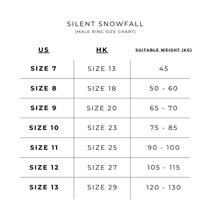Silent Snowfall (Male - Bigger Size Available)