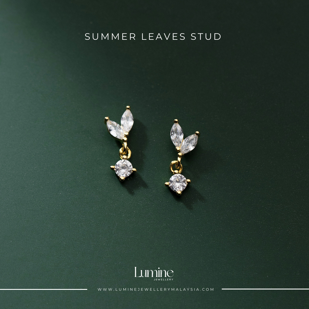 Summer Leaves Stud