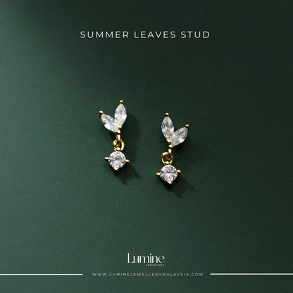 Summer Leaves Stud