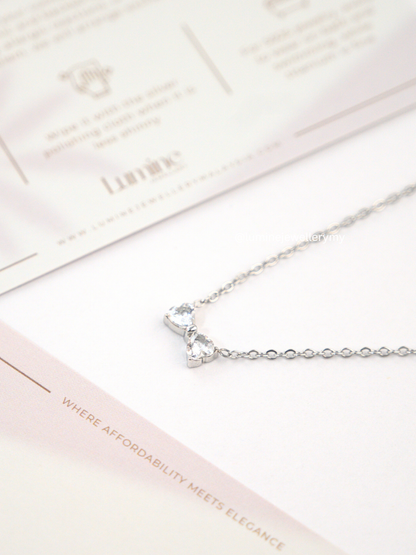 Tiny Ribbon Necklace