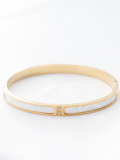 White Shell Cuff