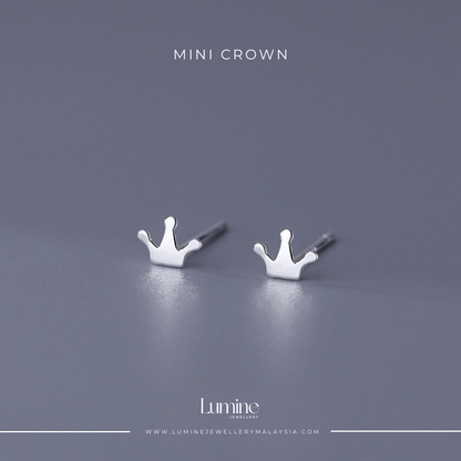 Mini Crown Studs