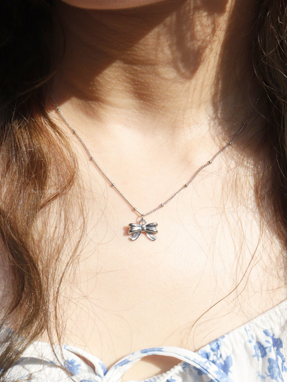 Ballet Bowknot Necklace