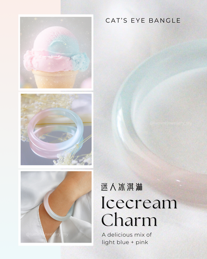 Cat's Eye Bangle (Pastel Series)