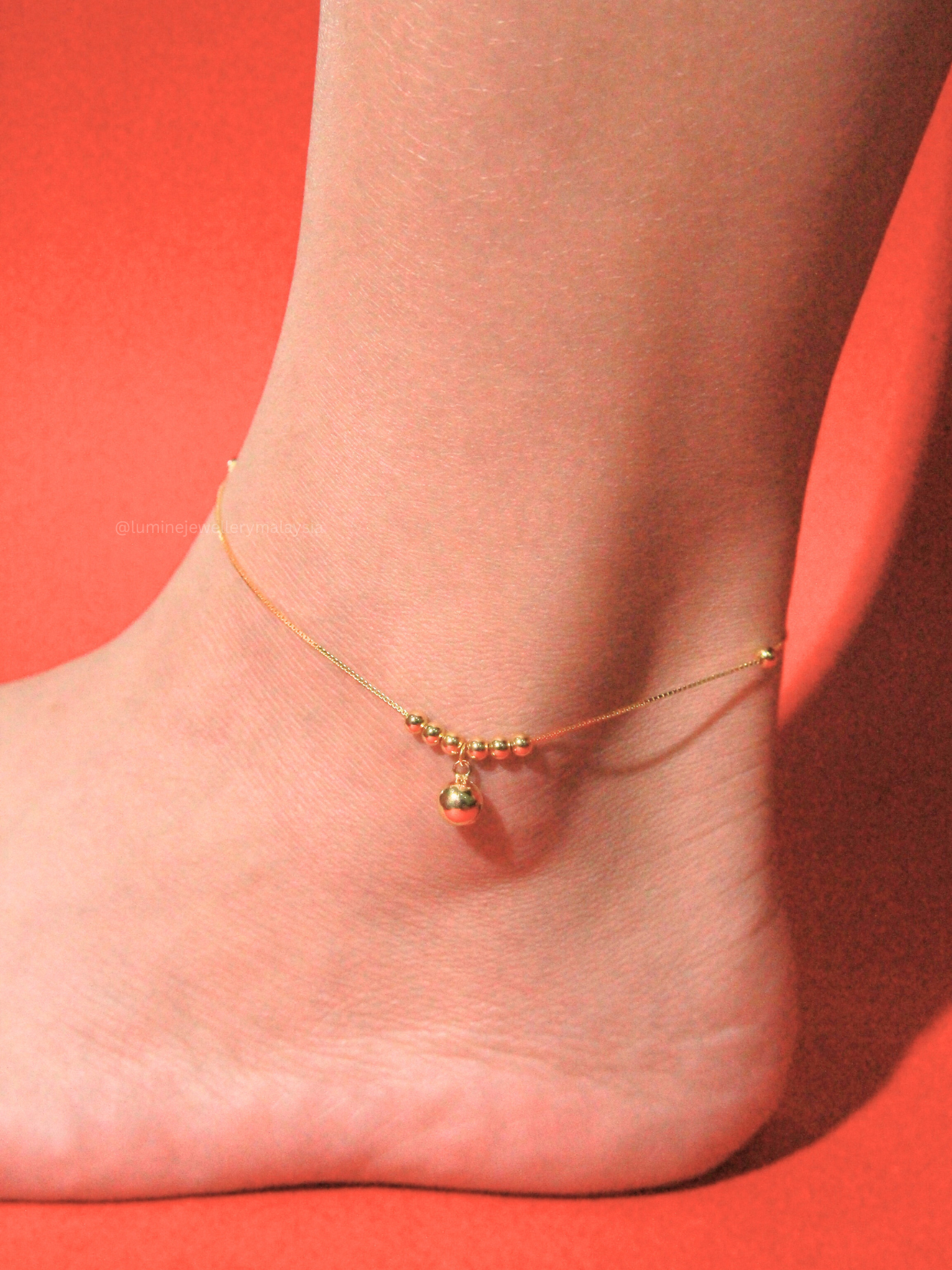 Minimalist Bell Anklet II