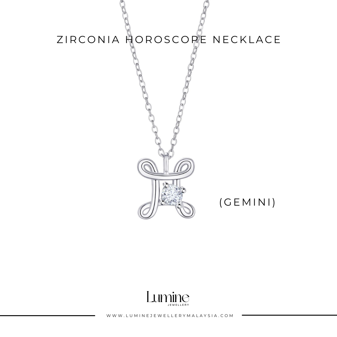 Zirconia Horoscope Necklace