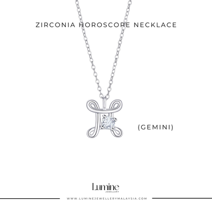 Zirconia Horoscope Necklace