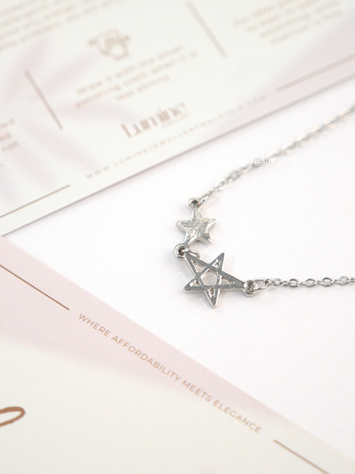 Diamond Stars Necklace