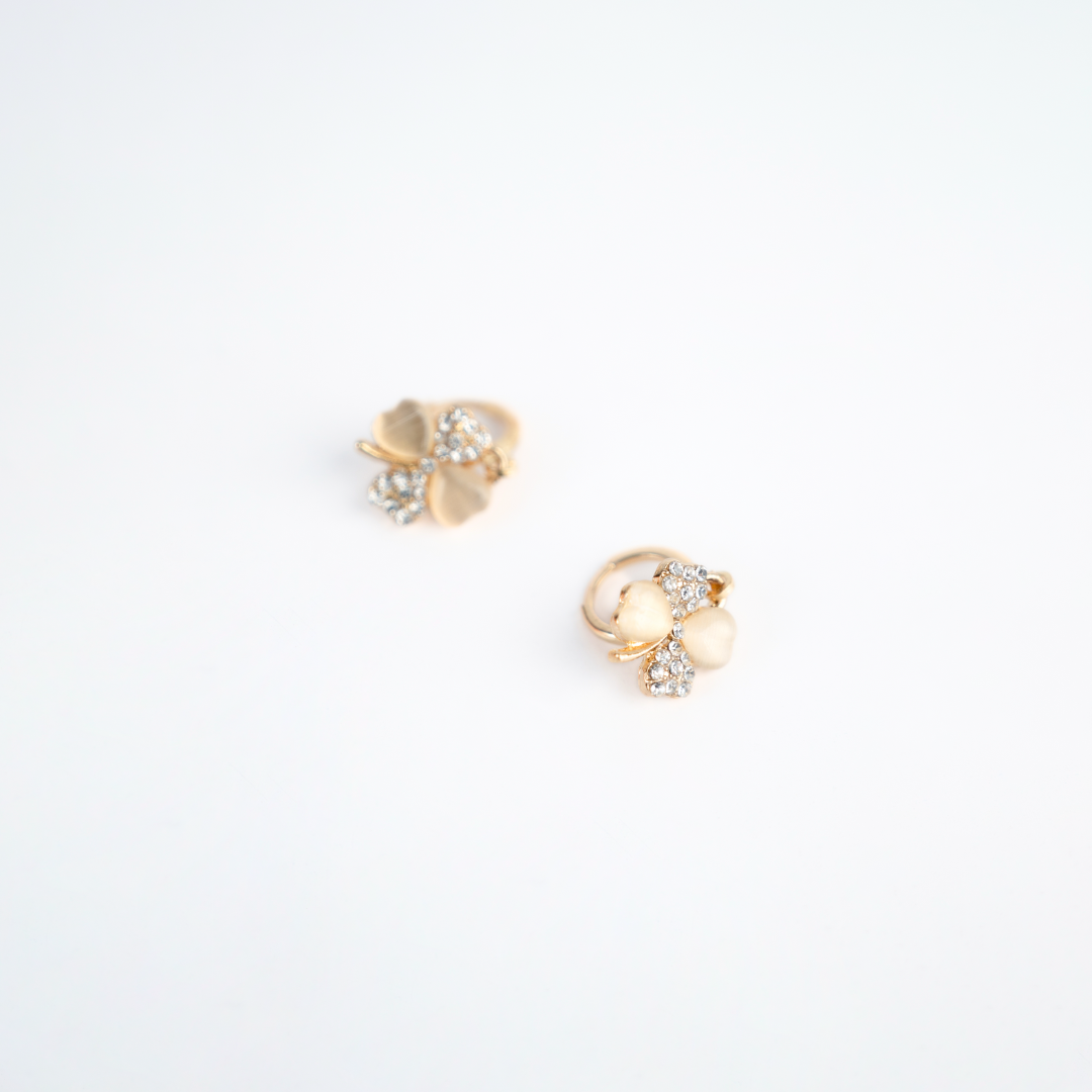 Lucky Clover Diamond Earrings