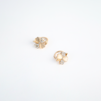 Lucky Clover Diamond Earrings