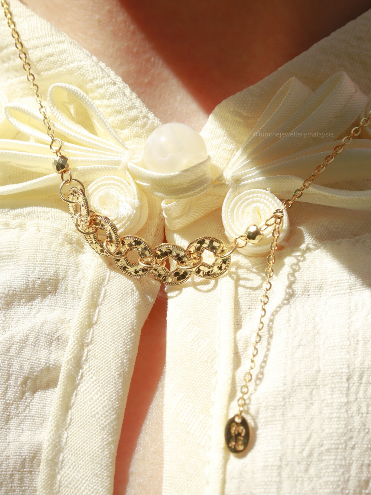 Emperor Coins Ice Sparkle Necklace 碎碎冰五帝钱项链