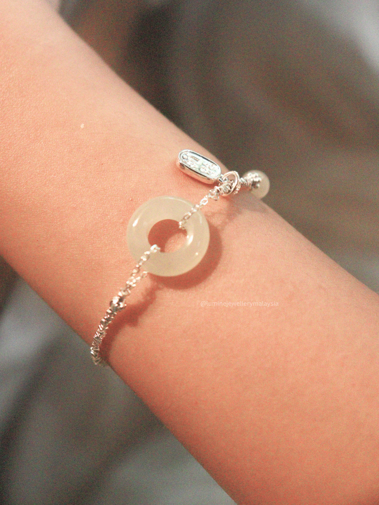 Nephrite Sparkle Bracelet