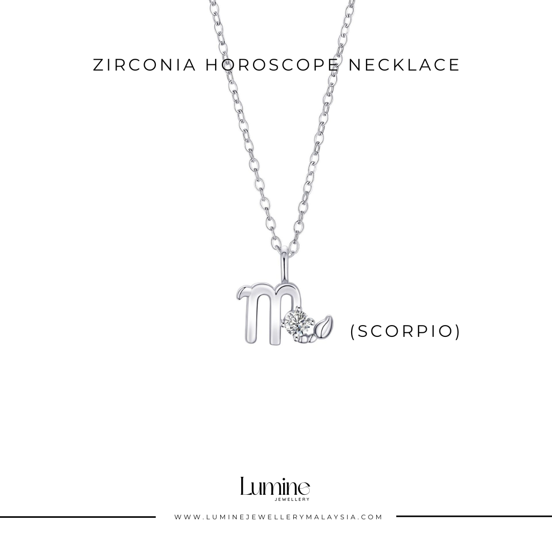 Zirconia Horoscope Necklace