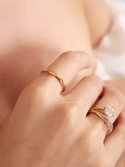 Gold Classic Elegance Ring (2mm)