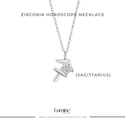 Zirconia Horoscope Necklace