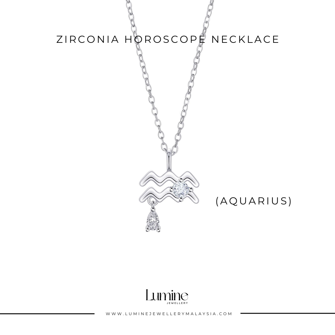 Zirconia Horoscope Necklace