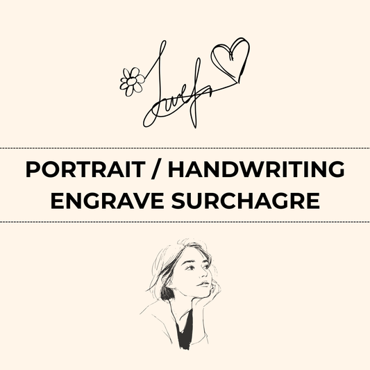 Handwriting/Portrait Engraving Surcharge