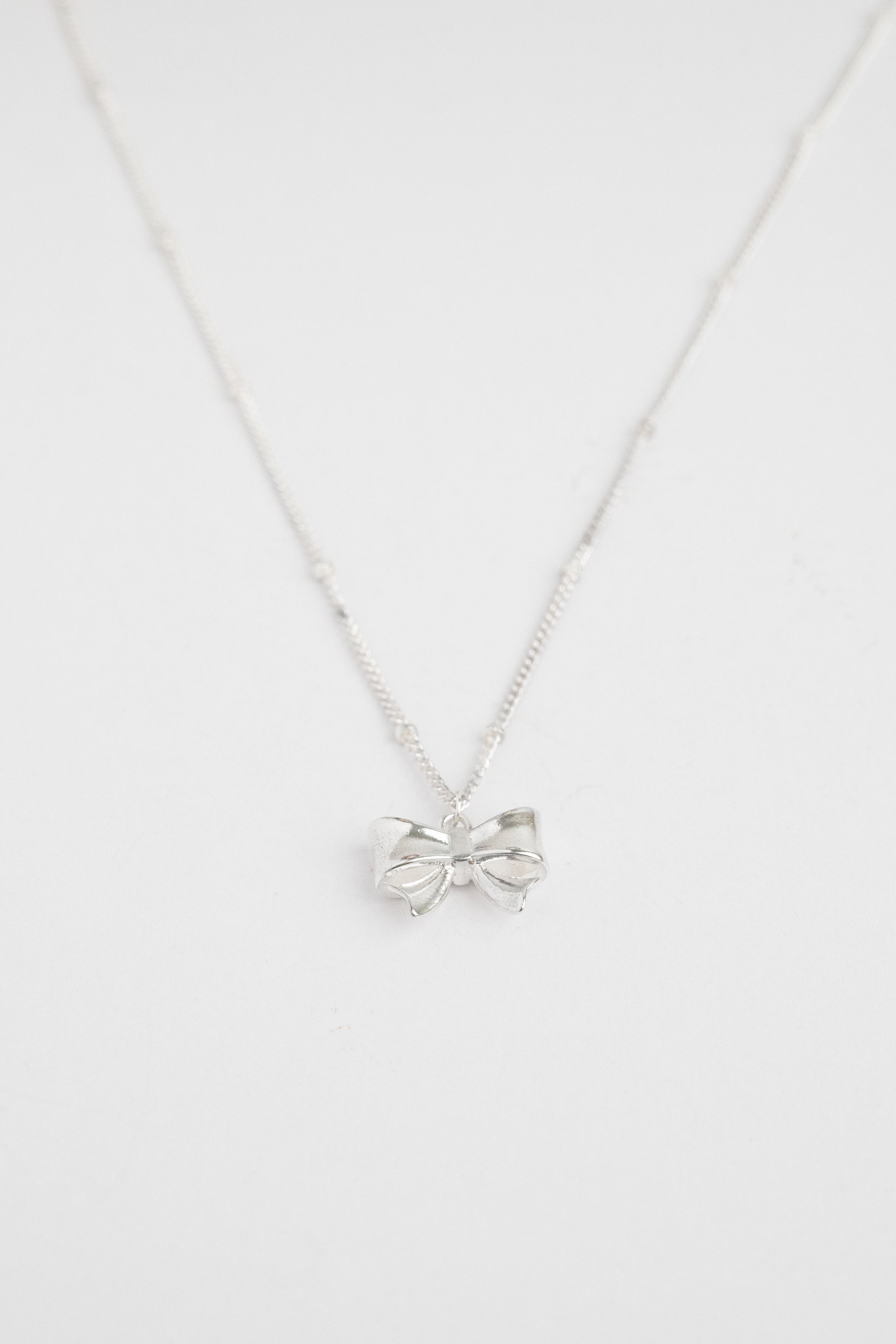 Ballet Bowknot Necklace (芭蕾风蝴蝶结项链)
