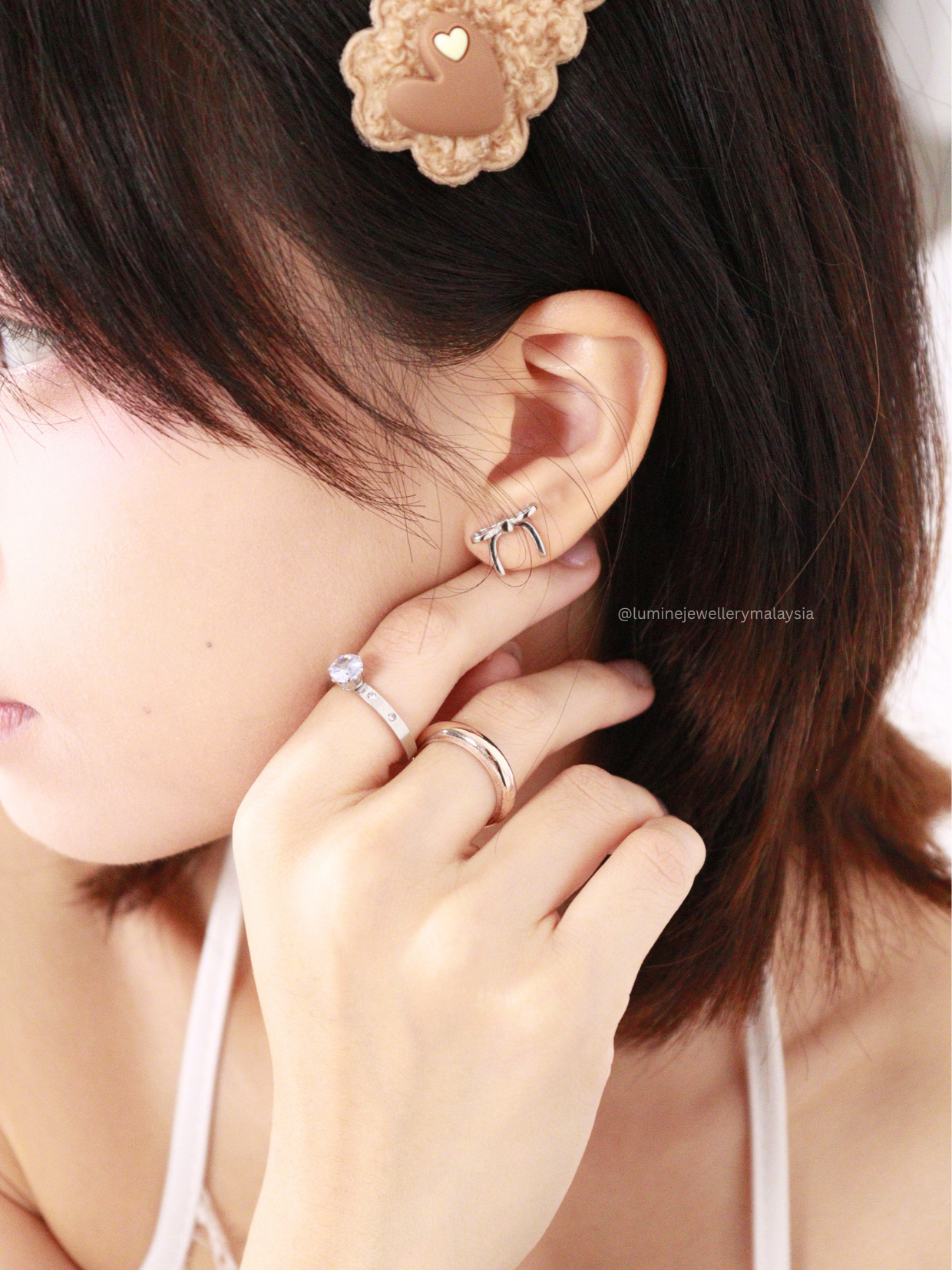 Ballet Charm Bow Earrings