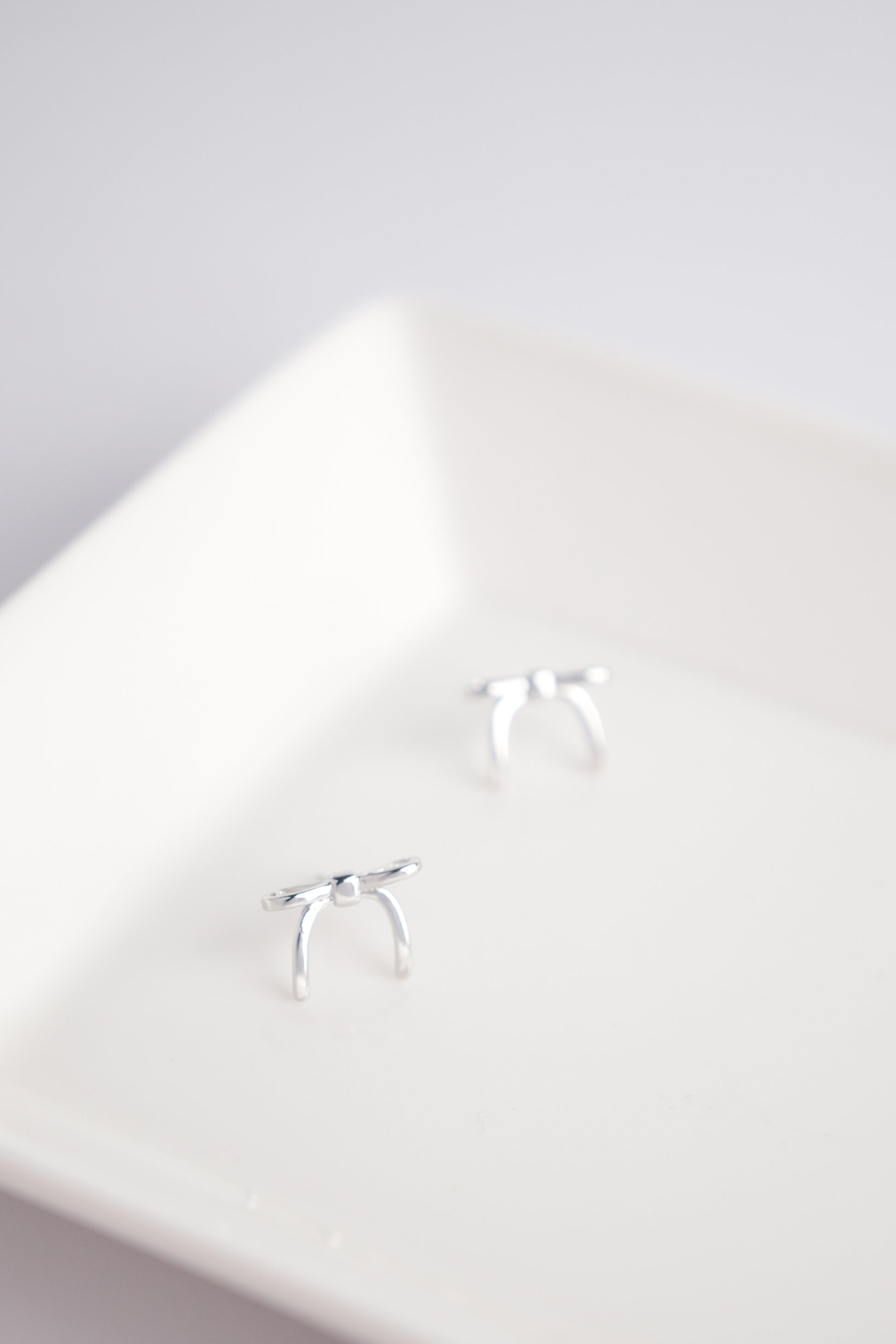 Ballet Charm Bow Earrings