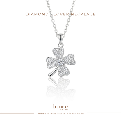 Diamond Clover Necklace