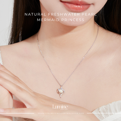 Natural Freshwater Pearl Mermaid Princess Necklace
