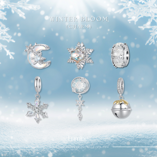 Winter Bloom Series Charm