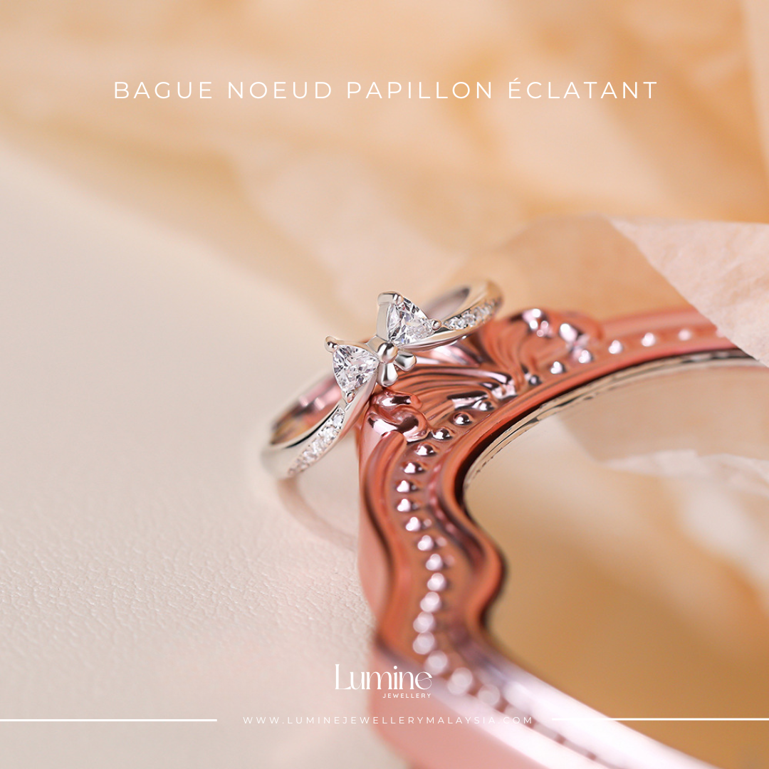 Bague Noeud Papillon Éclatant