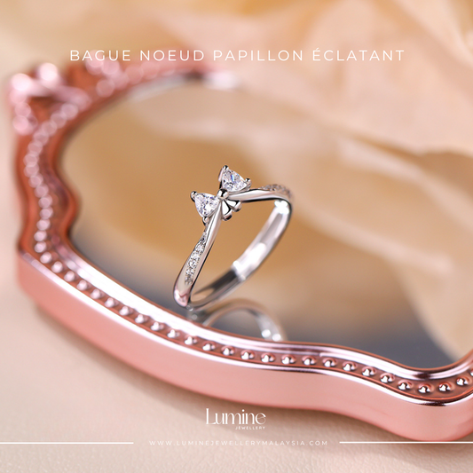 Bague Noeud Papillon Éclatant