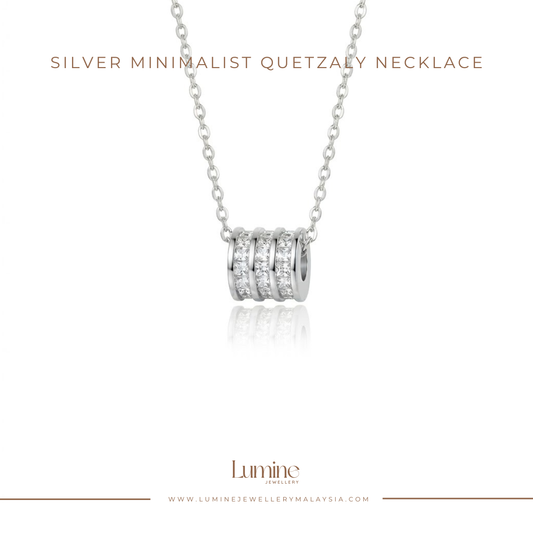 Silver Minimalist Quetzaly Necklace