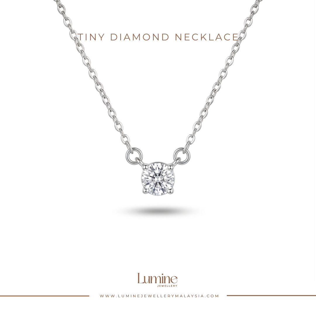 Tiny Diamond Necklace