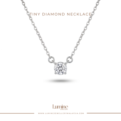Tiny Diamond Necklace