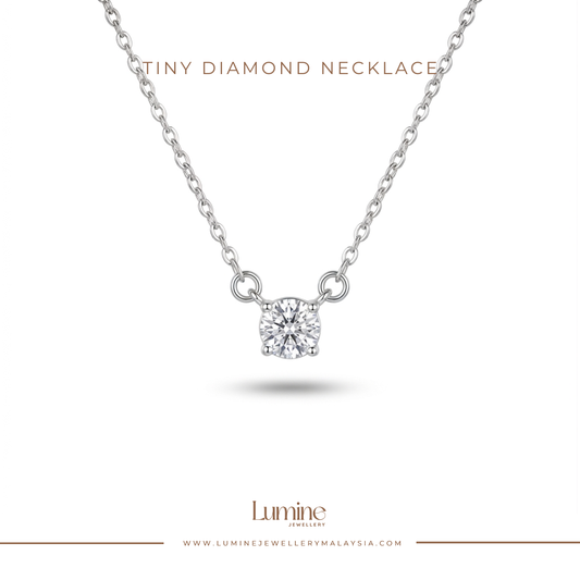 Tiny Diamond Necklace