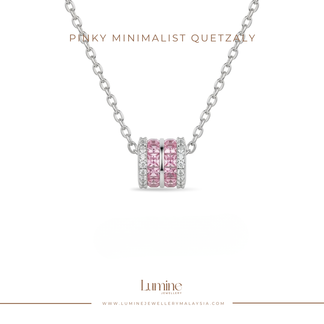 Pinky Minimalist Quetzaly Necklace