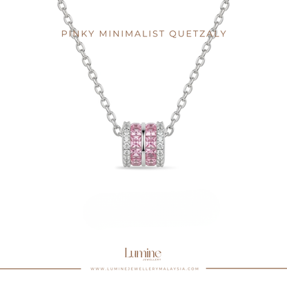 Pinky Minimalist Quetzaly Necklace