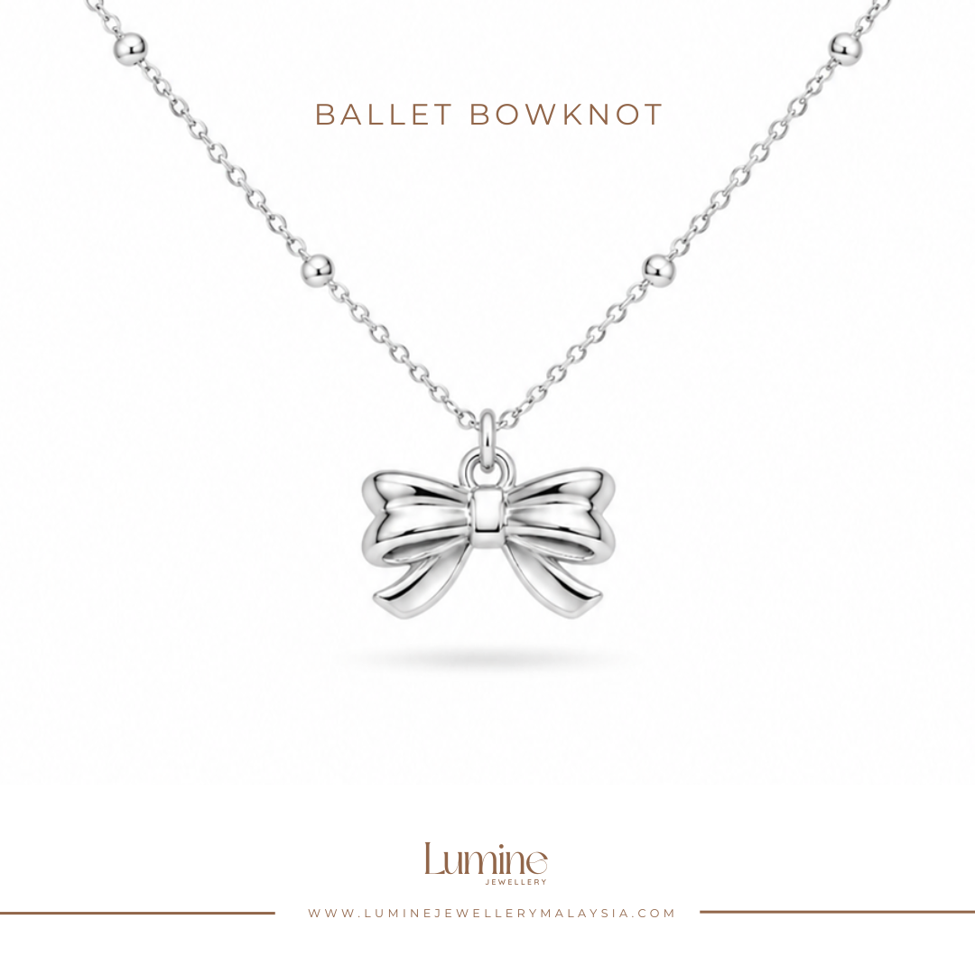Ballet Bowknot Necklace