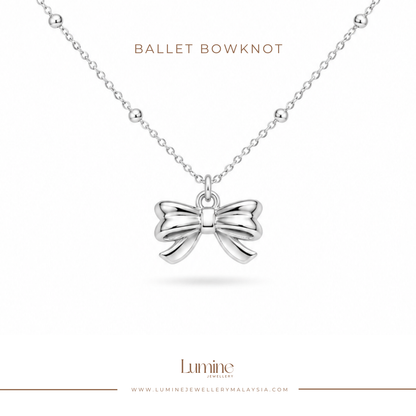 Ballet Bowknot Necklace