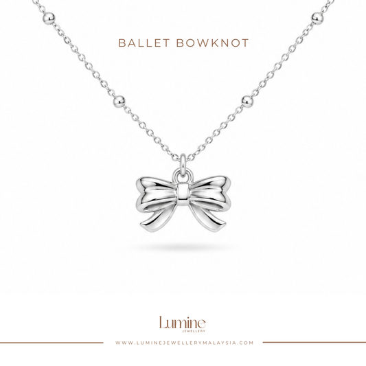 Ballet Bowknot Necklace