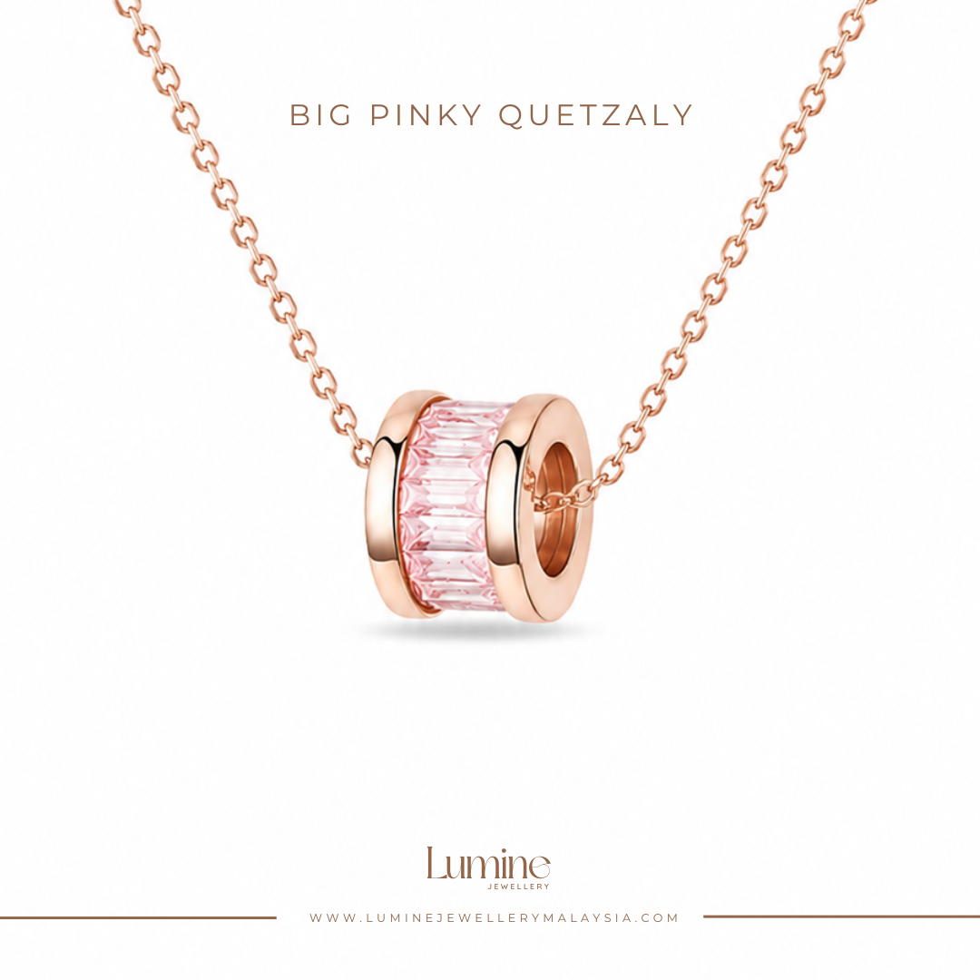 Big Pinky Quetzaly Necklace