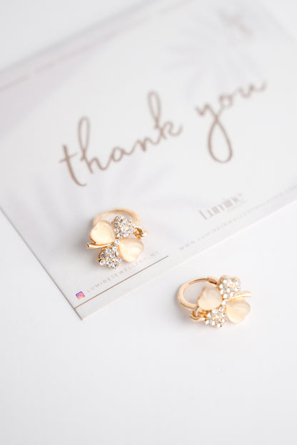 Lucky Clover Diamond Earrings