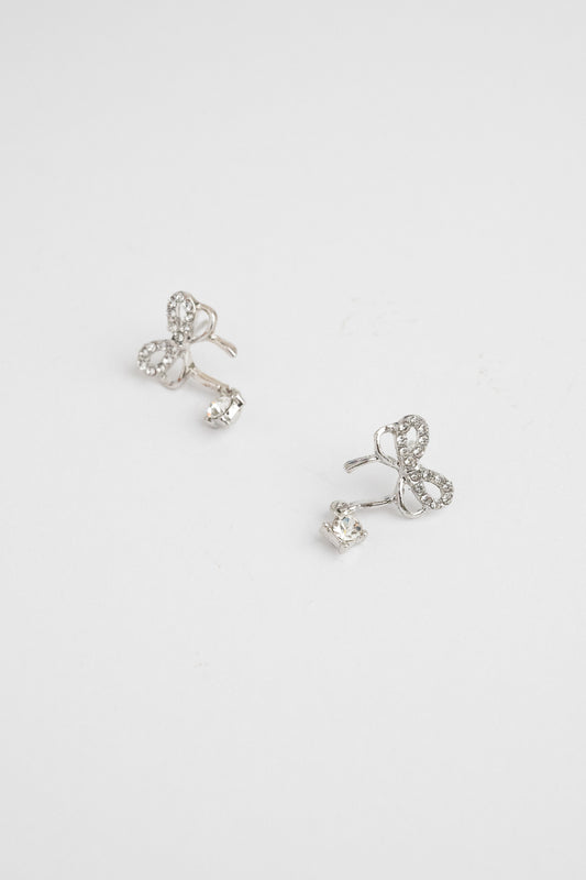 Light Lux Diamond Bowknot Earring