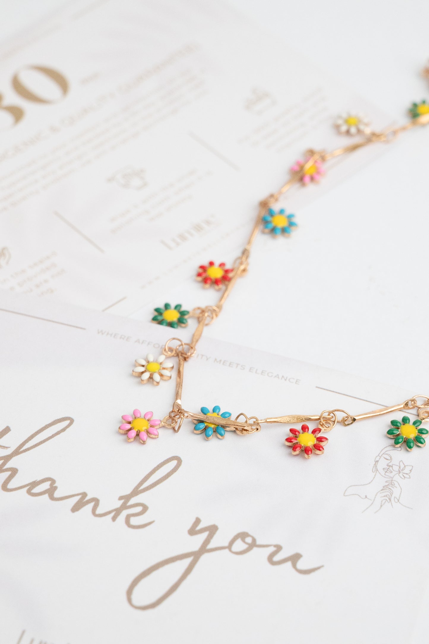 Rainbow Bloom Necklace