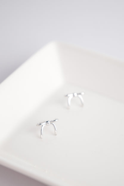 Ballet Charm Bow Earrings