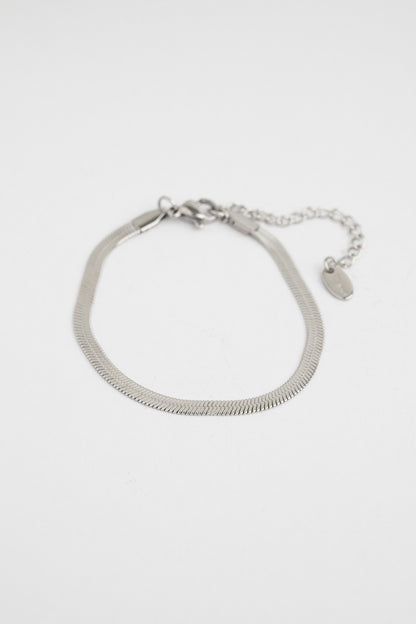 Silver Snake Chain Bracelet