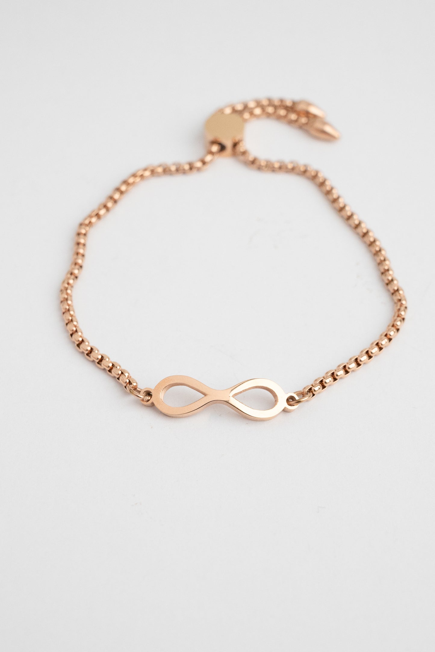 Rose Gold Infinity Bracelets (Adjustable)