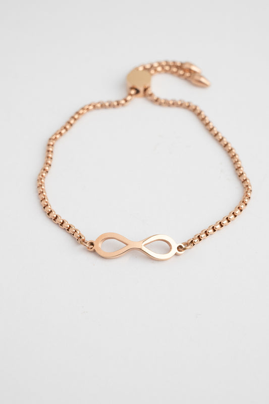 Rose Gold Infinity Bracelets (Adjustable)