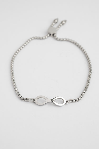 Silver Infinity Bracelets (Adjustable)