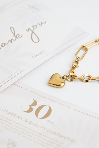 Gold Love Story Bracelet