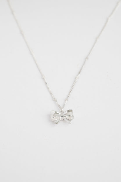 Ballet Bowknot Necklace (芭蕾风蝴蝶结项链)